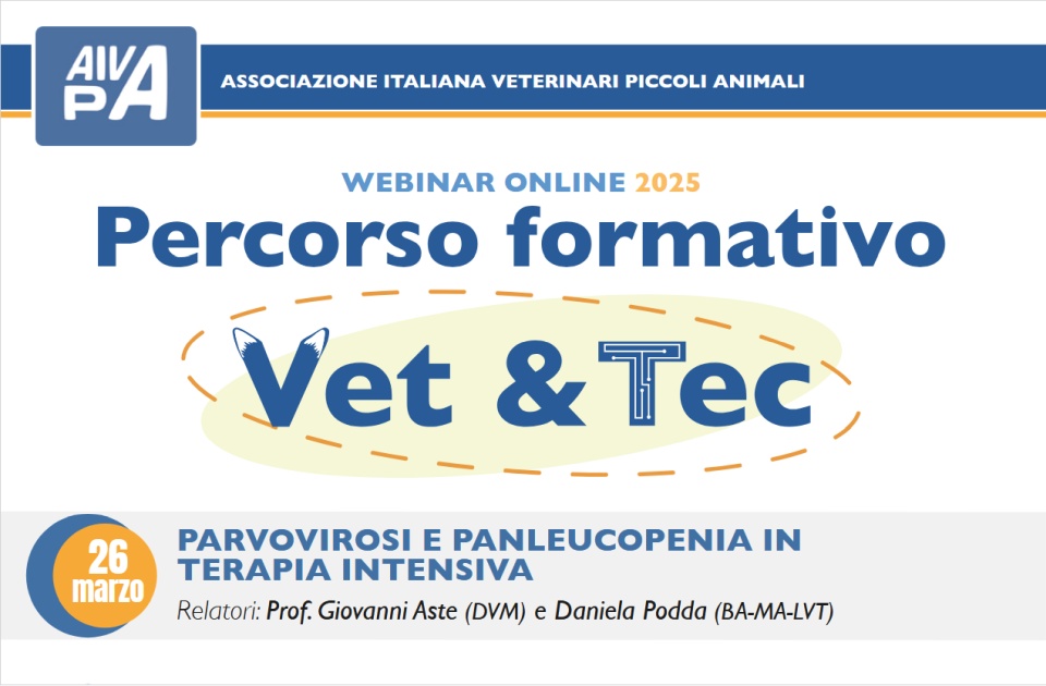 WEBINAR: PARVOVIROSI E PANLEUCOPENIA IN TERAPIA INTENSIVA