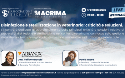 Disinfezione e sterilizzazione in veterinaria: criticità e soluzioni